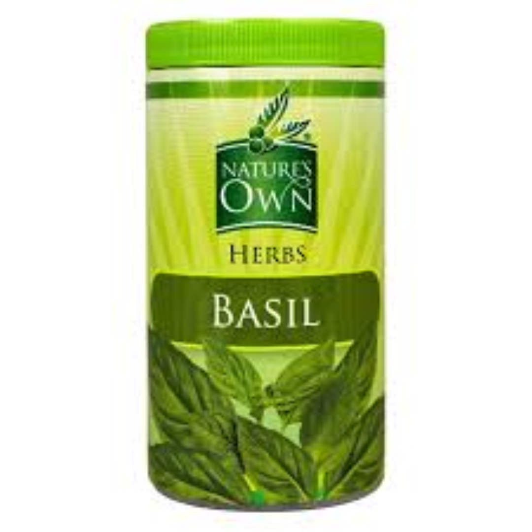 NATURES OWN BASIL 20G